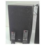 Working LG Wireless Surround Sound Speaker Set w/Remotes
