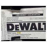 Working DEWALT Reciprocating Saw w/2 Batteries - No Charger