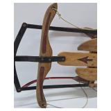 Nice Vintage SPEEDAWAY Wooden Snow Sled