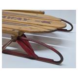 Nice Vintage SPEEDAWAY Wooden Snow Sled