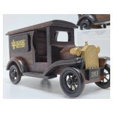 Group of Wooden Advertising Old Time Cars & Trucks - Agassiz Seed & Supply