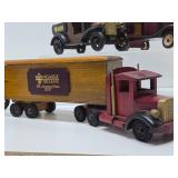 Group of Wooden Advertising Old Time Cars & Trucks - Agassiz Seed & Supply