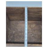 Old Vintage ATLAS Powder Wooden Advertising Explosives Crate