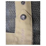 Nice FILSON Vest & Wooden Handheld Fishing Net