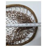 Nice FILSON Vest & Wooden Handheld Fishing Net
