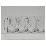 Set of 4 Vintage Football Beer Mugs