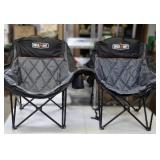 Pair of Overmont Folding Camp Chairs