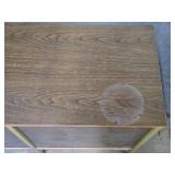 Vintage mid Century Vinyl Record Storage Cabinet / Desk