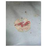 Old Vintage Industrial Green Counter Scale