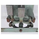 Old Vintage Industrial Green Counter Scale