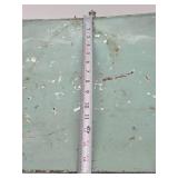 Old Vintage Industrial Green Counter Scale