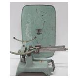 Old Vintage Industrial Green Counter Scale