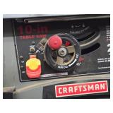 Good Working CRAFTSMAN 10" Table Saw