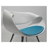 Matching Pair of Great Looking Designer DAUPHIN Ribbon Style Armchairs