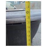 Ornate Round Patio Glow Fire Pit Table