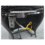 Ornate Round Patio Glow Fire Pit Table