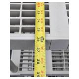 LARGE Lot of Good Hard Plastic Shelving Units