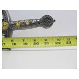 Ornate Metal Fantasy Dagger or Short Sword