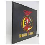 Working MILLER Highlife Lighted Motion Sign