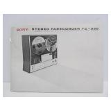 Working SONY Model TC-355 Stereocorder