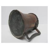 LARGE Early Antique Hammered Copper Tankard
