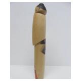Signed Vintage Mint in Box Japanese Wood Kokeshi Doll - 12"