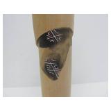 Signed Vintage Mint in Box Japanese Wood Kokeshi Doll - 12"