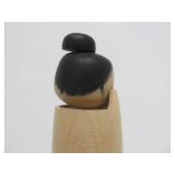 Signed Vintage Mint in Box Japanese Wood Kokeshi Doll - 12"