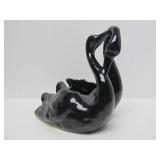 Nice Group of Mid Century Black & White Art Pottery