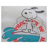 NOS Unopened SNOOPY Peanuts "Beagle Beach" Bag