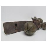 2 Early Antique Sets of Brass & Leather Sleigh Bells