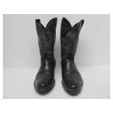 Nice Pair of Vintage LAREDO Black Leather Cowboy Boots - Size 11D