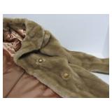Nice Condition Vintage Faux Fur ALEUTIAN Coat - Approx Size Ladies