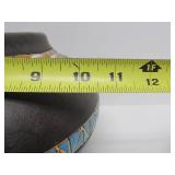 Signed Vintage Southwestern Art Pottery Footed Round Vase