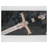 Awesome LARGE Stainless Steel Museum Replica - KING SOLOMON SWORD - New in Box #2