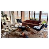 Fantastic Pair of Original 1960’s Barcelona Style Lounge Chairs