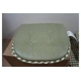 Set of Four Indoor/Outdoor Non-Slip Chair Cushions