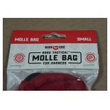 Boss Dog Molle Tactical Bag for Harness - Small Red