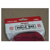 Boss Dog Molle Tactical Bag for Harness - Large Red