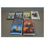 VHSs & DVDs - Lion King, Little Mermaid II, DooWop Gold