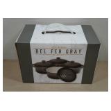 Bel Fer Gray Mini Ceramic Cocottes