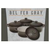 Bel Fer Gray Mini Ceramic Cocottes
