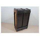 Antique Wooden Drawer Side Panel Assembly for Singer Treadle Sewing Machine Cabinet