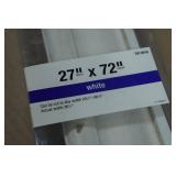 Cordless Blinds - White 27"x72"
