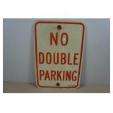 No Double Parking Metal Sign