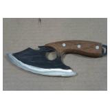 Rolled Carbon Steel Finger Hole Knife