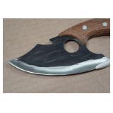 Rolled Carbon Steel Finger Hole Knife