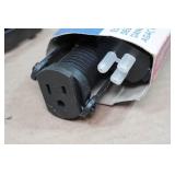 Camco Power Grip RV Adapter 30A Male to 15A Female