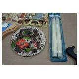 Assorted Home Décor - Wall Clocks, Wine Rack, Mirror, Candles, Frames