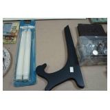 Assorted Home Décor - Wall Clocks, Wine Rack, Mirror, Candles, Frames